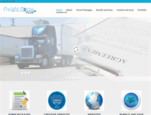 Tablet Screenshot of freightformsplus.com